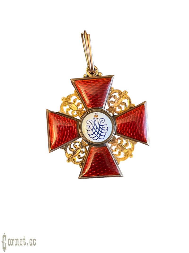 Знак ордена Св.Анны 2-й степ. мастерской И.Осипова